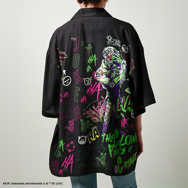 DC ジョーカースマイル アロハシャツ