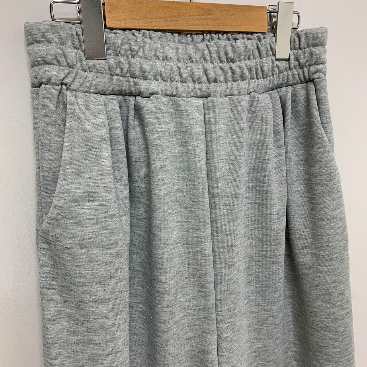 アシンメトリー ジップスウェット セットアップ GRAY グレー