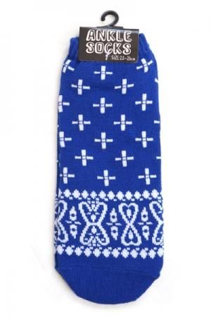 【会員限定0円】Ladies Ankle ソックス Bandana Navy