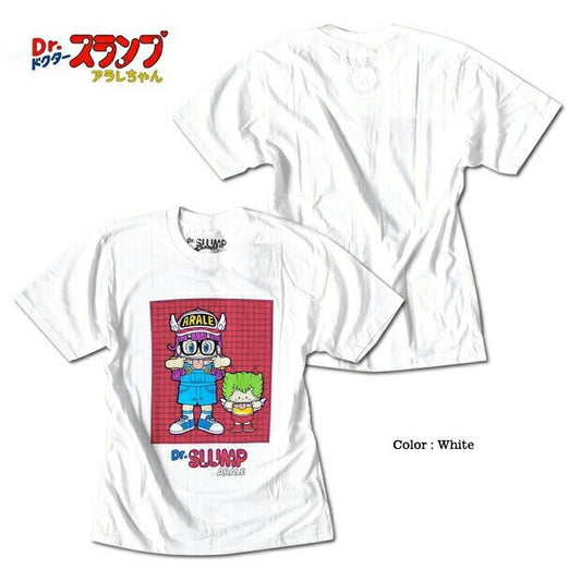 ドクタースランプ アラレちゃん Tシャツ アラレちゃん ガッちゃん WHITE
