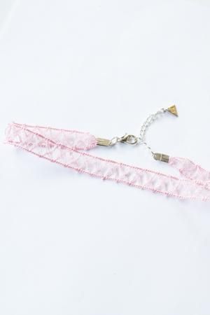 【会員限定0円】XTS Chain Lace チョーカー PINK
