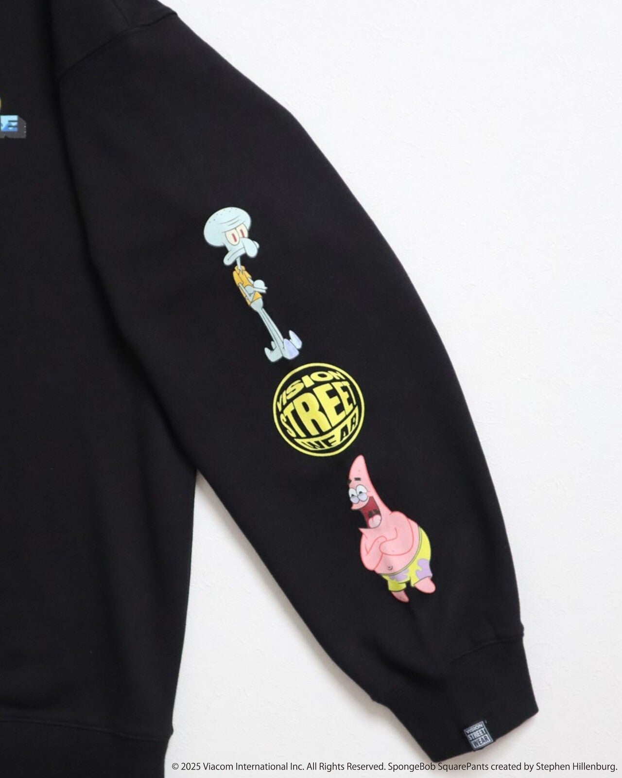 SpongeBob x VISION Skateboard Sweatshirt BLACK