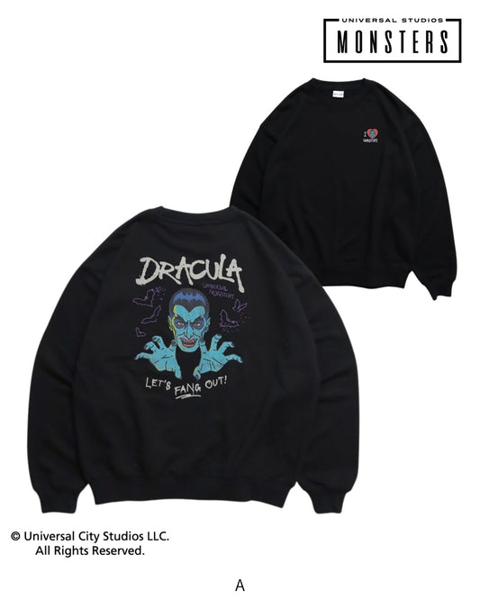 UNIVERSAL MONSTERS Monster Graphic Sweatshirt DRACULA