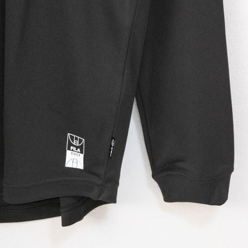 FILA Basketball クルーネックロングTシャツ BLACK