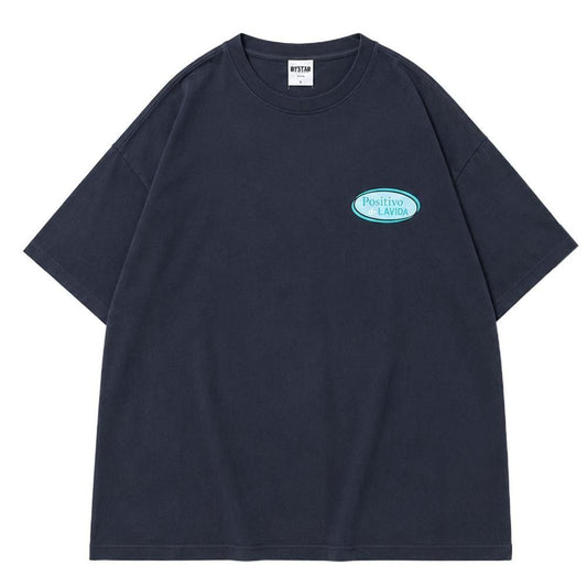 オーバルロゴ 半袖Tシャツ BLACK