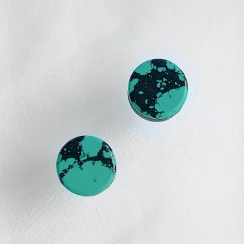 【会員限定0円】マーブルクラックボディピアス GREEN