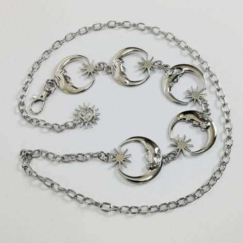 三日月チェーン ベルト SILVER