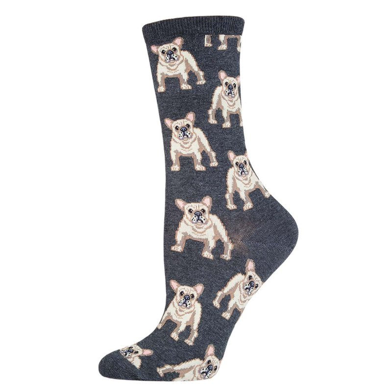 Socksmith Frenchie Crew Socks - YOUAREMYPOISON