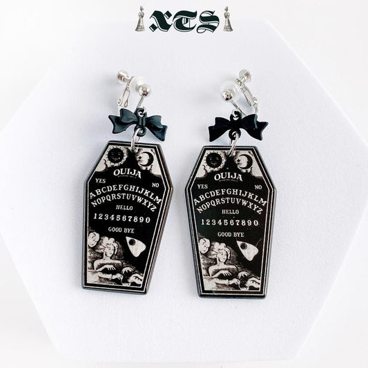 XTS 棺桶 Coffin Ouija Board Ribbon イヤリング TS0265