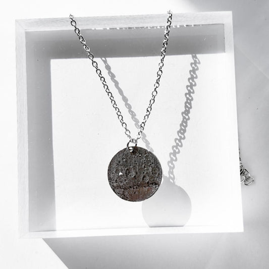 【会員限定0円】月 ネックレス SILVER