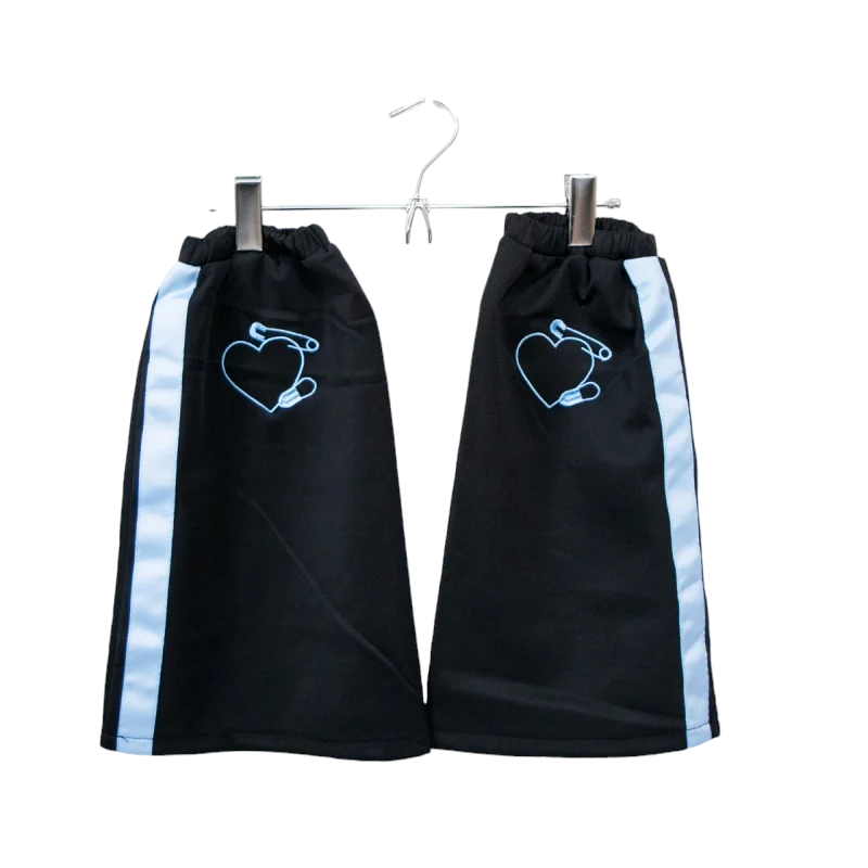 ACDC RAG サイドダブルライン ジャージ レッグウォーマー BLACK/BLUE