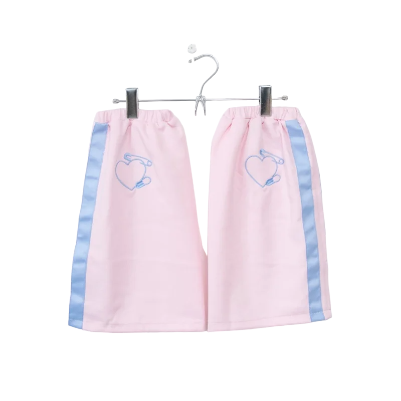 ACDC RAG サイドダブルライン ジャージ レッグウォーマー LIGHT PINK