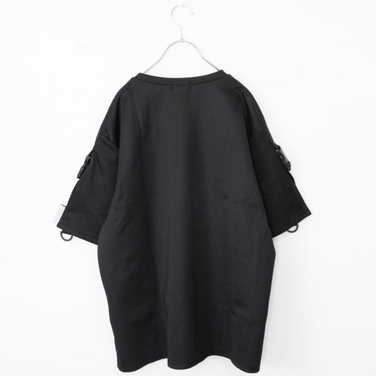 ACDC RAG CYBER PUNK 渦雷 半袖 Tシャツ BLACK