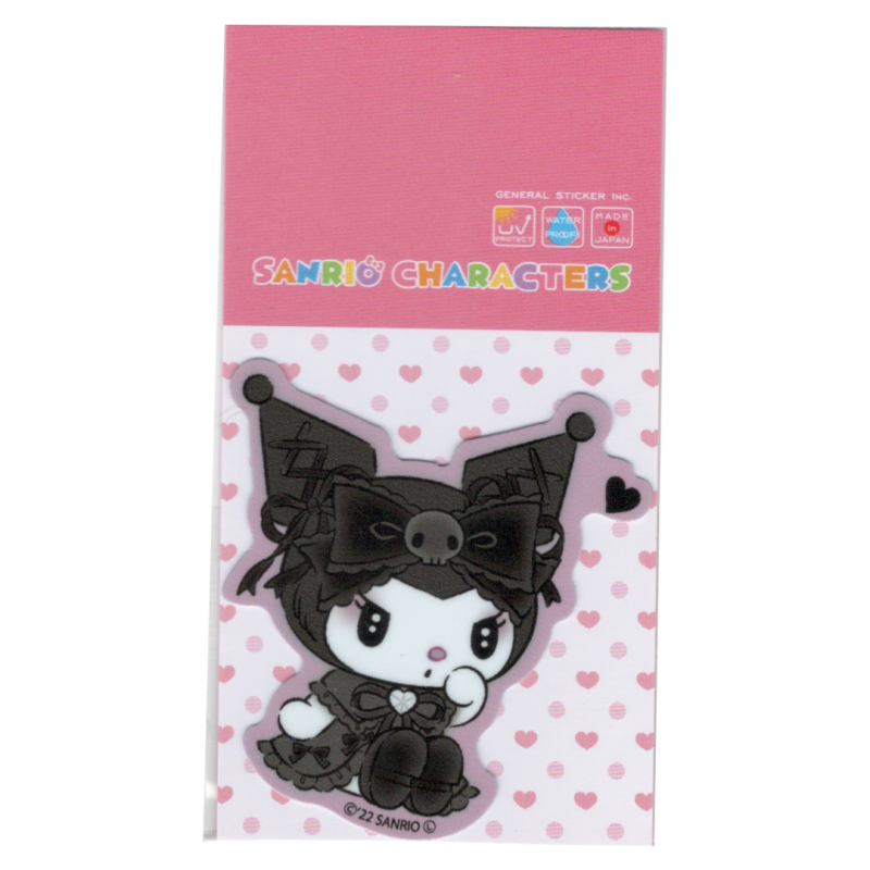クロミステッカー ブラックレース02 KUROMI 真夜中のメロクロ サンリオ キャラクター 病みかわ LCS1514