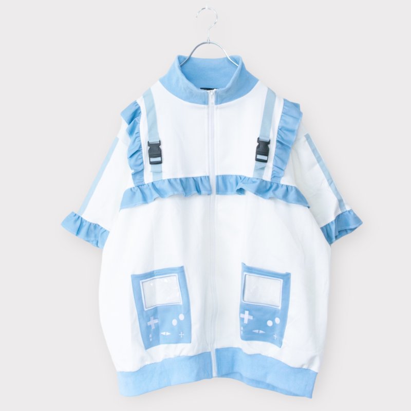 ACDC RAG GAME OVER Frill Jacket Short Sleeve ver. WHITE