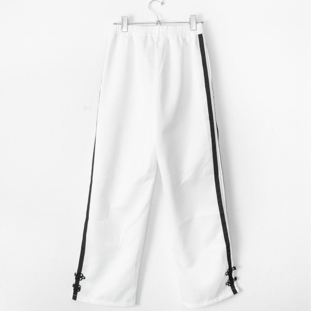 ACDC RAG x たれぱんだ チャイナ パンツ WHITE