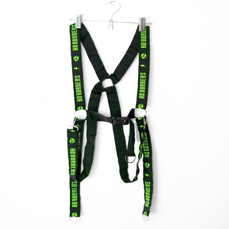 ACDC RAG 渦雷 CYBER PUNK ハーネス BLACK GREEN