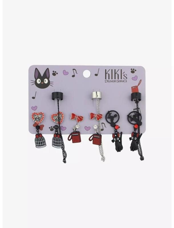 Kiki's Delivery Service Parallel Import Icons Cuff Earrings Set