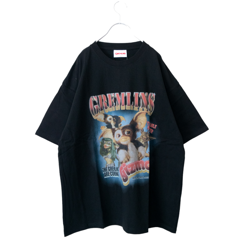 GREMLINS Gremlin Gizmo Rock Photo Print Short Sleeve T Shirt BLACK