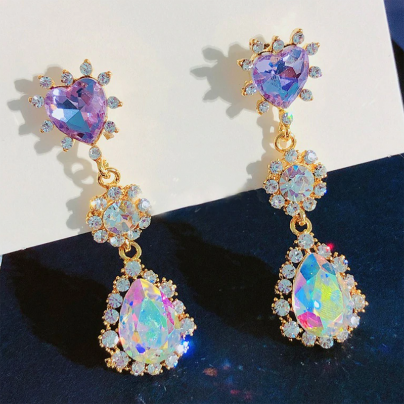 Purple Cream P610 Earrings