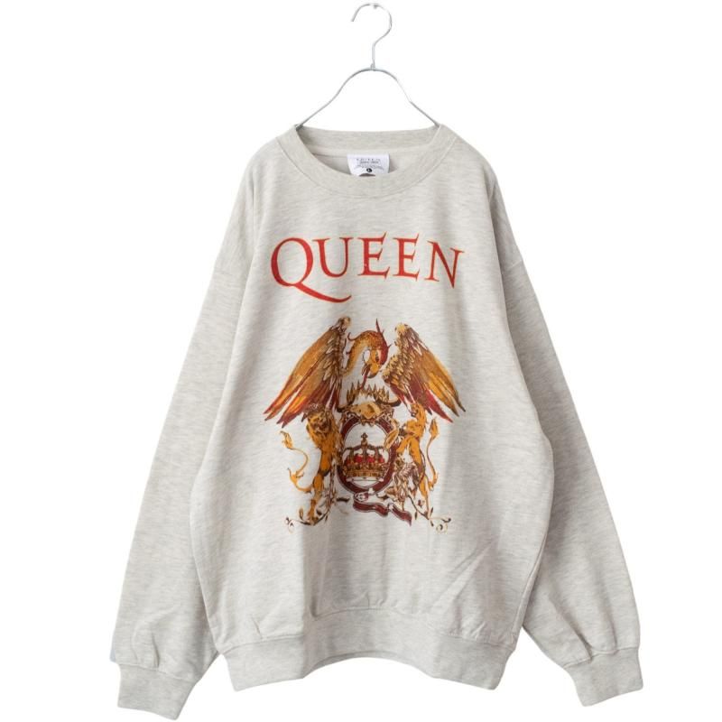 QUEEN ロゴプリント スウェットトップ KINARI WHITE