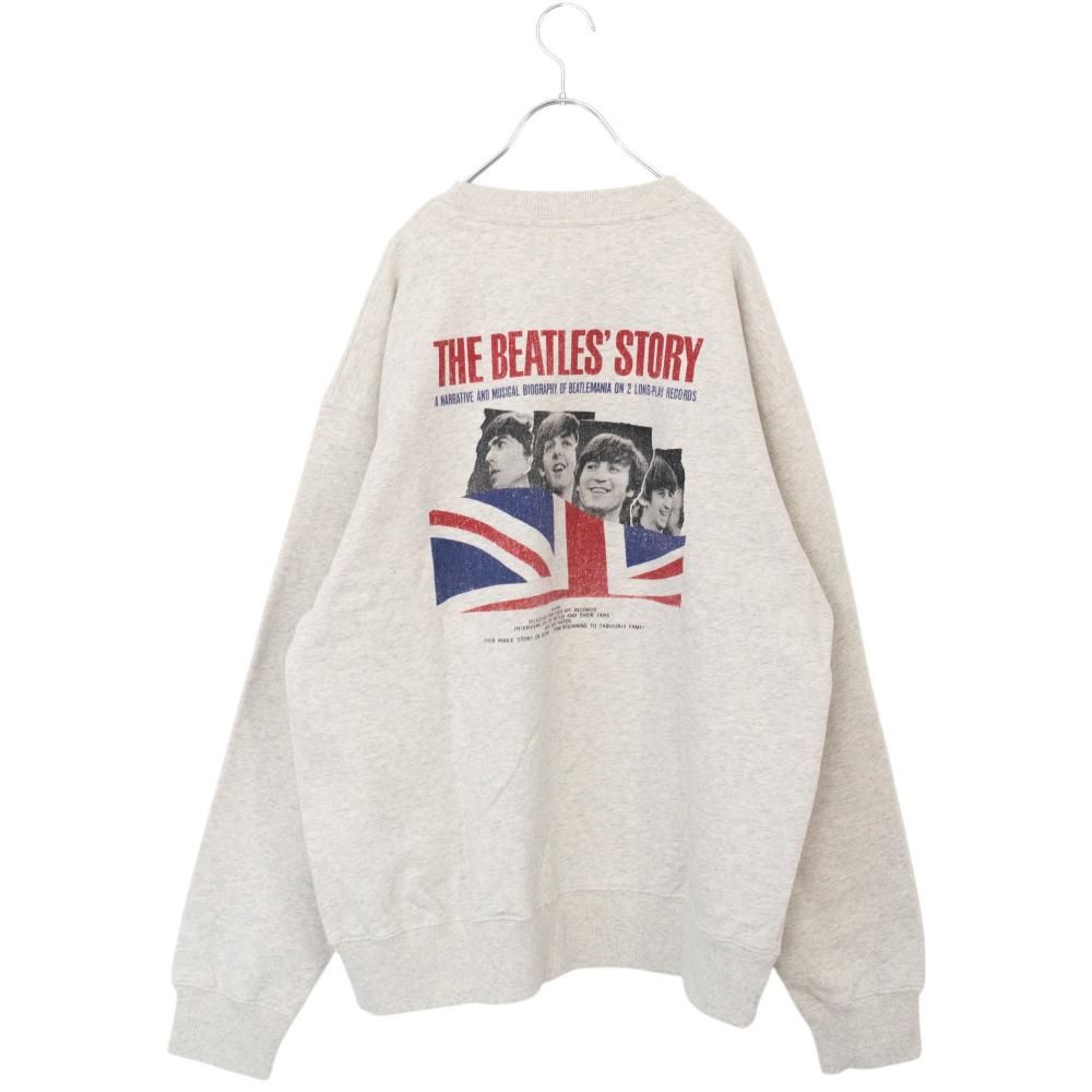 THE BEATLES ビートルズ ユニオンジャック スウェット WHITE