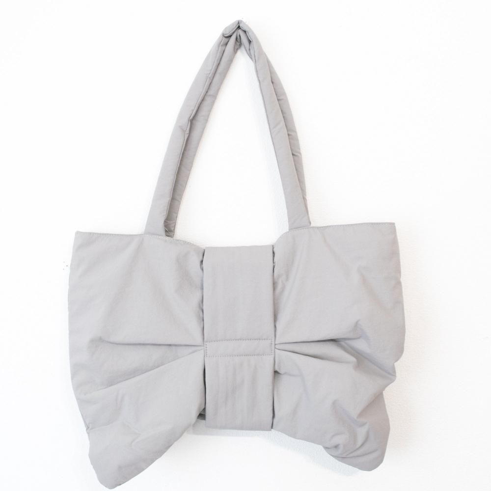 ナイロン 中綿 リボントート GRAY