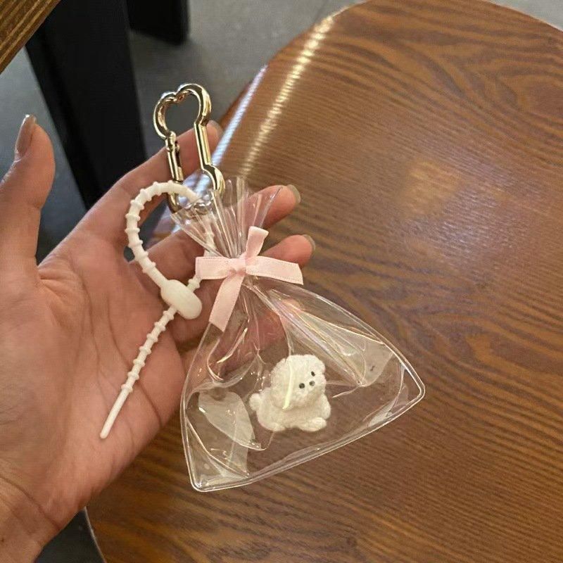 DOG IN THE BAG 犬 キーホルダー