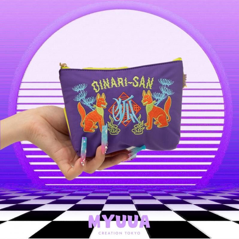 MYUUA OINARISAN Inari Pouch PURPLE