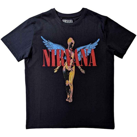 Nirvana Angelic 半袖 Tシャツ BLACK