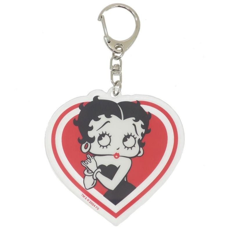 BETTY BOOP Acrylic Keychain Heart BT1120