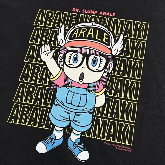 ドクタースランプ アラレちゃん Tシャツ アラレちゃん eplus1206 BLACK