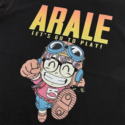 ドクタースランプ アラレちゃん Tシャツ アラレちゃん eplus1213 BLACK