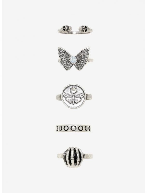 Death Moth Moon リングセット SILVER