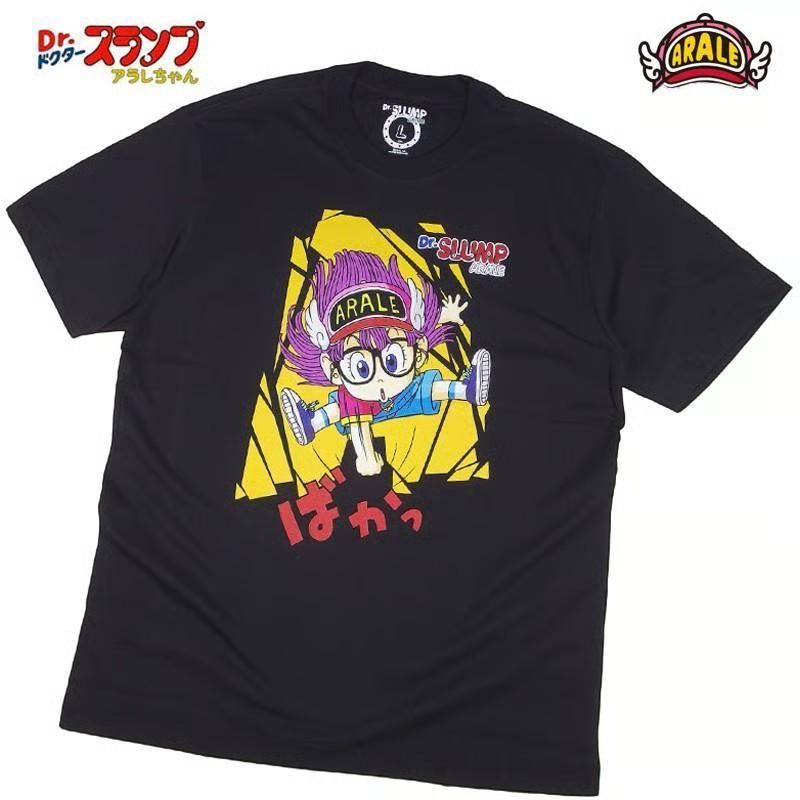 ドクタースランプ アラレちゃん Tシャツ パンチ eplus1119 BLACK