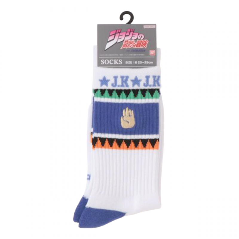JoJo's Bizarre Adventure Diamond is Unbreakable Colorful Line Socks Jotaro Kujo