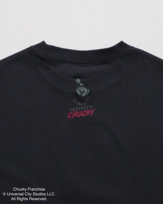 CHUCKY チャッキー BIGプリントTee 半袖Tシャツ チャイルド・プレイ Charcoal