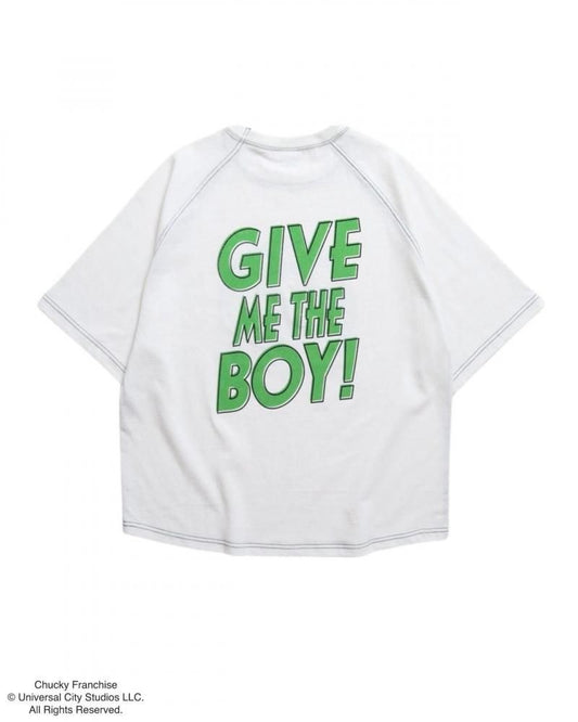 CHUCKY チャッキー サークルラグランTee 半袖Tシャツ チャイルド・プレイ White