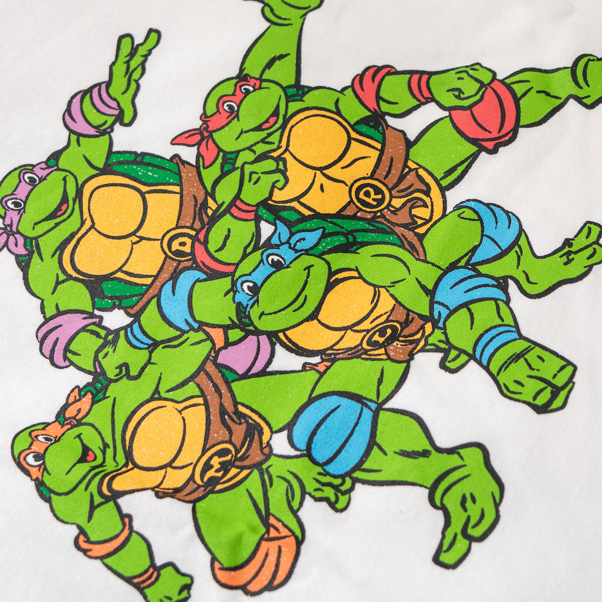 TURTLES Ninja Turtles Ringer T-shirt WHITE