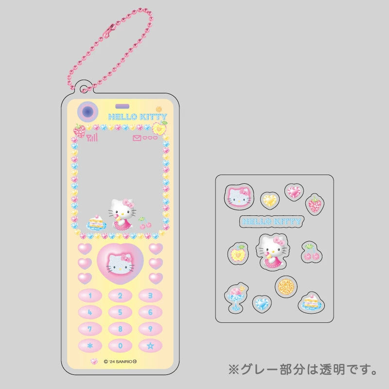 【コンプリートBOX】ハローキティ なつかしガラケーキーホルダー (全6種セット)