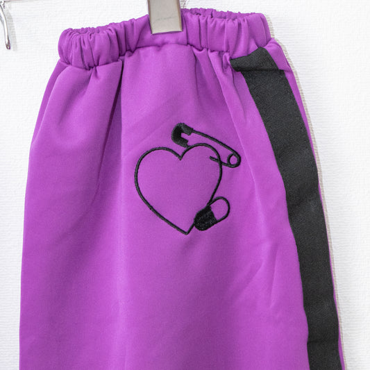 ACDC RAG Side Double Line Jersey Leg Warmers PURPLE