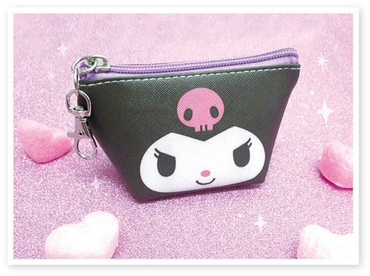 サンリオ クロミ フェイス三角ミニポーチ