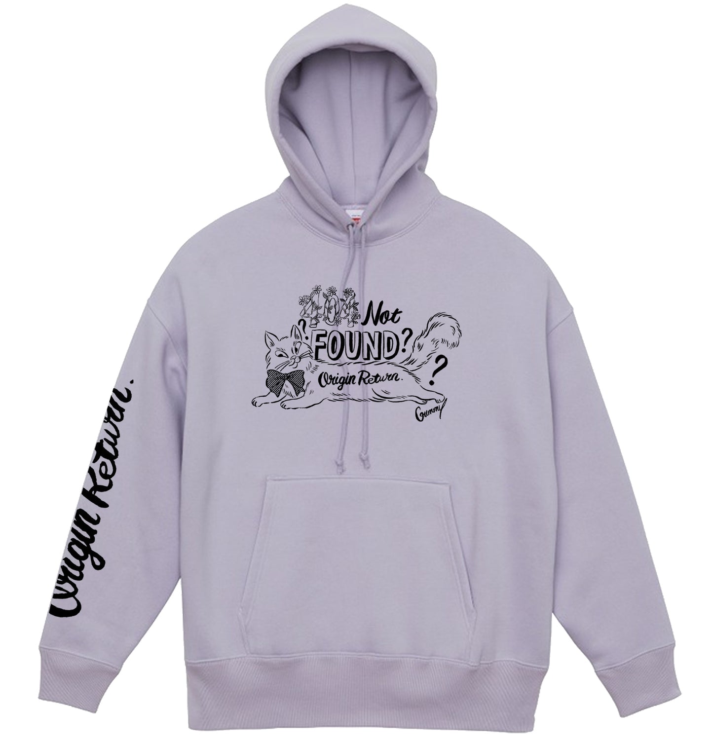 404 NOT FOUND by Gummy Pullover Hoodie LAVENDER