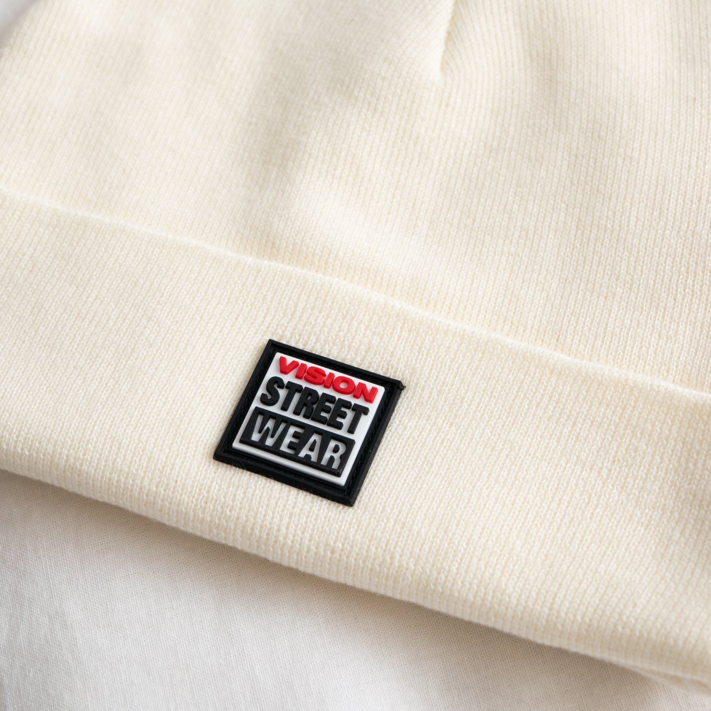 VISION STREET WEAR Devil Knit Cap OFF WHITE