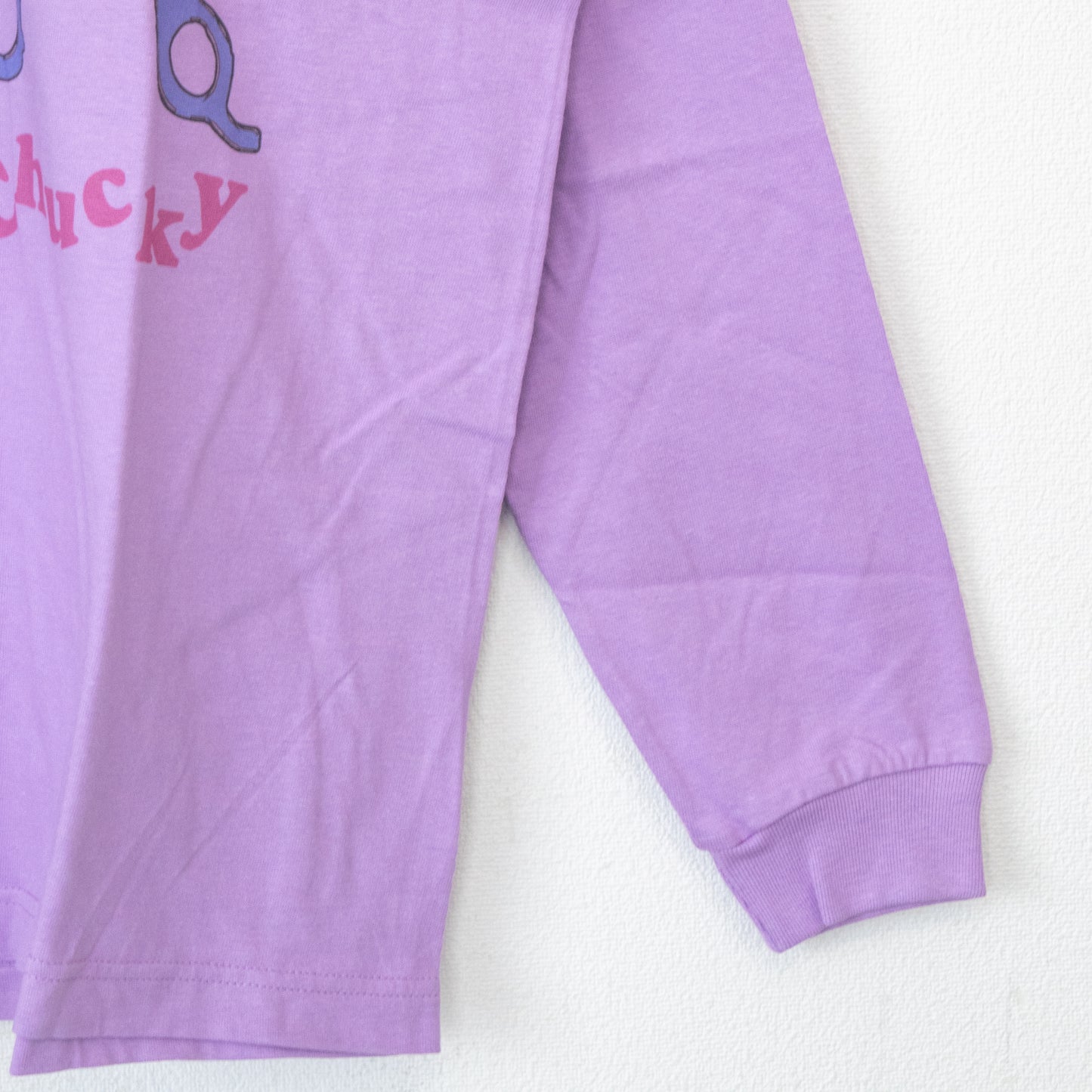 Chucky Scissor Long Sleeve T-Shirt Purple UNO1186