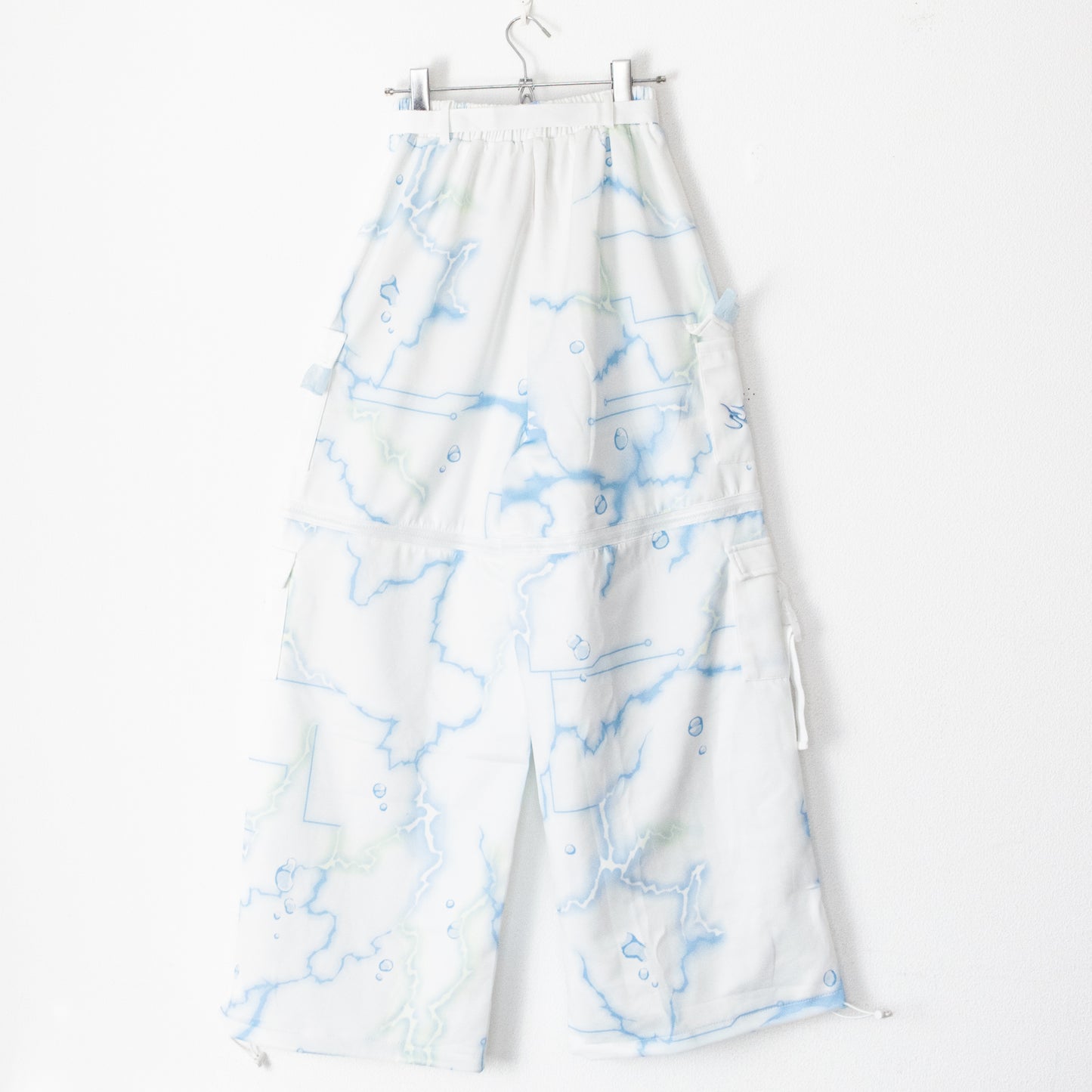 ACDC RAG クラゲサイバー ジッパーセパレート ロングパンツ BLUE WHITE