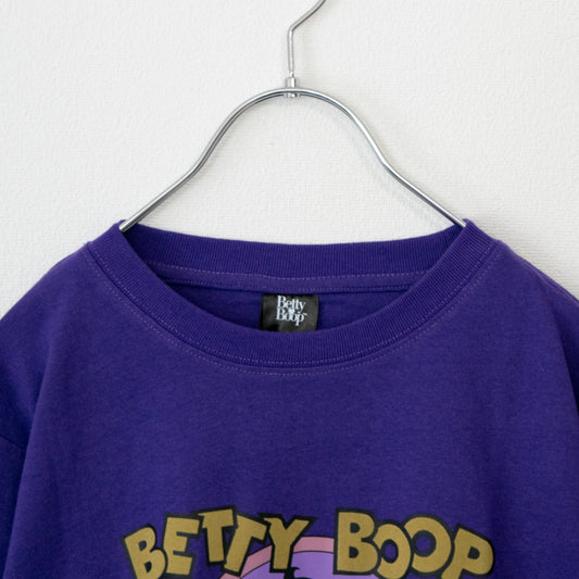BETTY BOOP ベティちゃん ロンT PURPLE