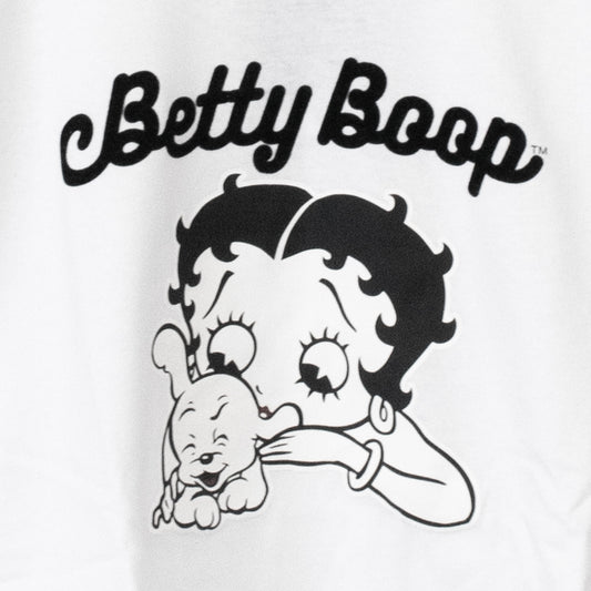 BETTY BOOP Betty Boop Long T-Shirt in WHITE