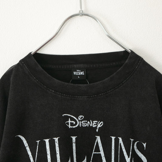 Disney Villains Tour Design Long T-Shirt BLACK