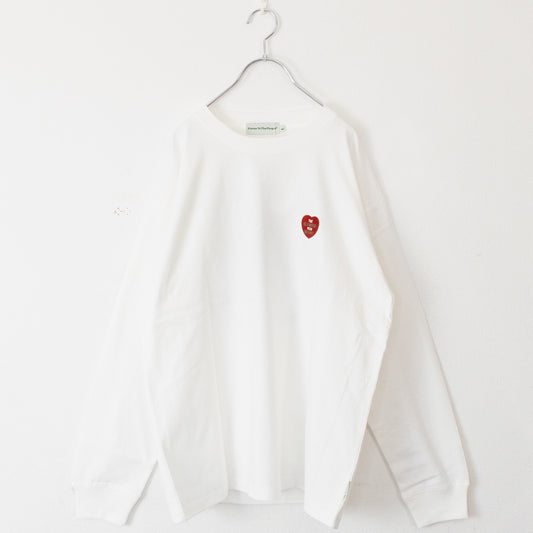 ハート CAT ロンT WHITE
